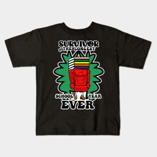 Survivor of longest school year ever Kids T-Shirt